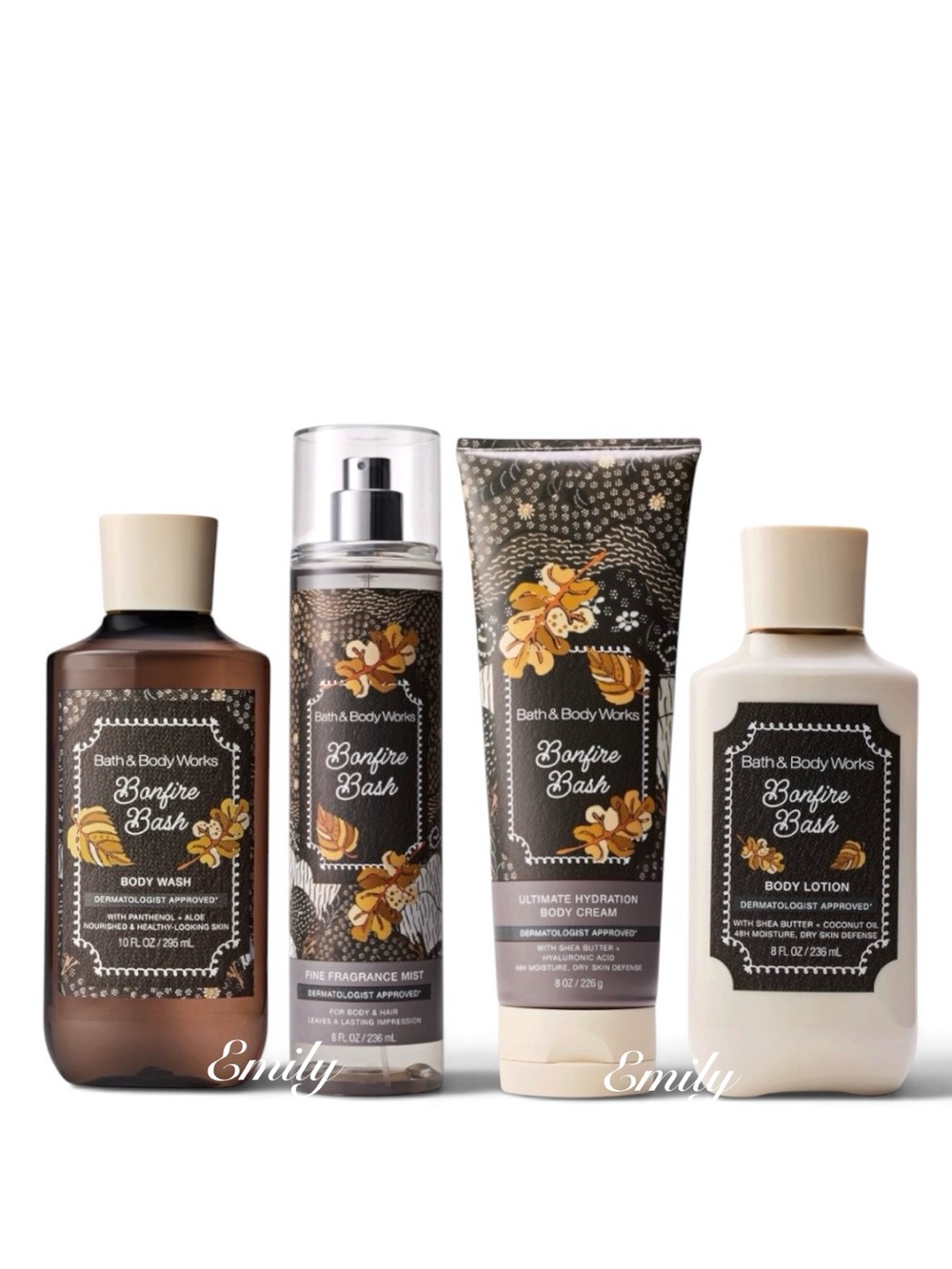 Bath & Body Works BONFIRE BASH Body Care Set Bundle